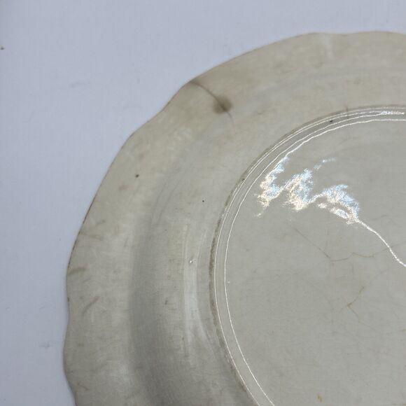 Antique 1930’s Mt Clemens MILDRED Casserole Covered Vegetable Dish And Plate - Picture 16 of 16